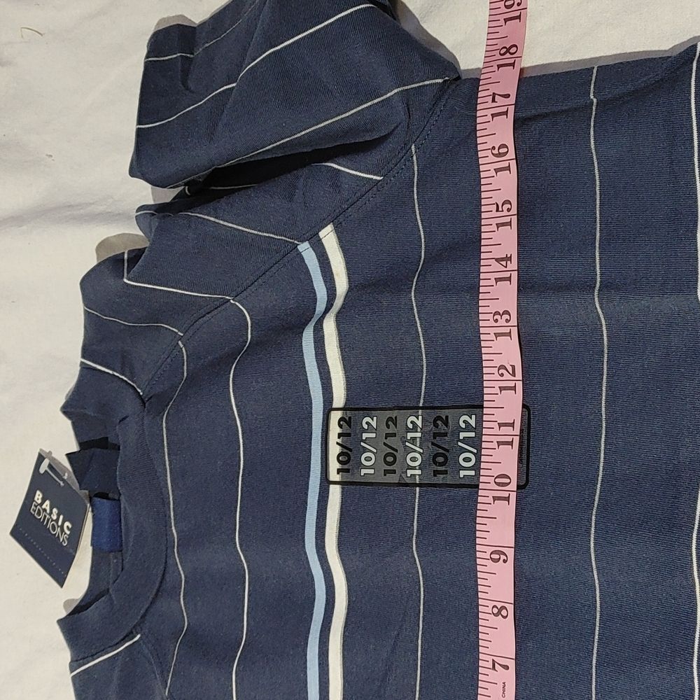 Basic Editions Striped Tee - Picture 4 of 4